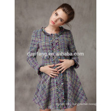 wool spinning heavy fashion ladies winter dress